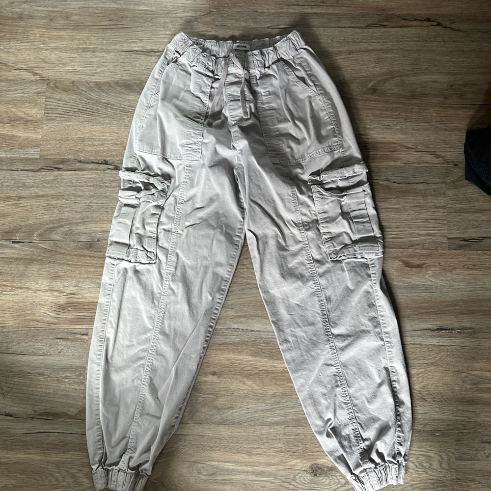 Beige XS Garage Cargo Pants